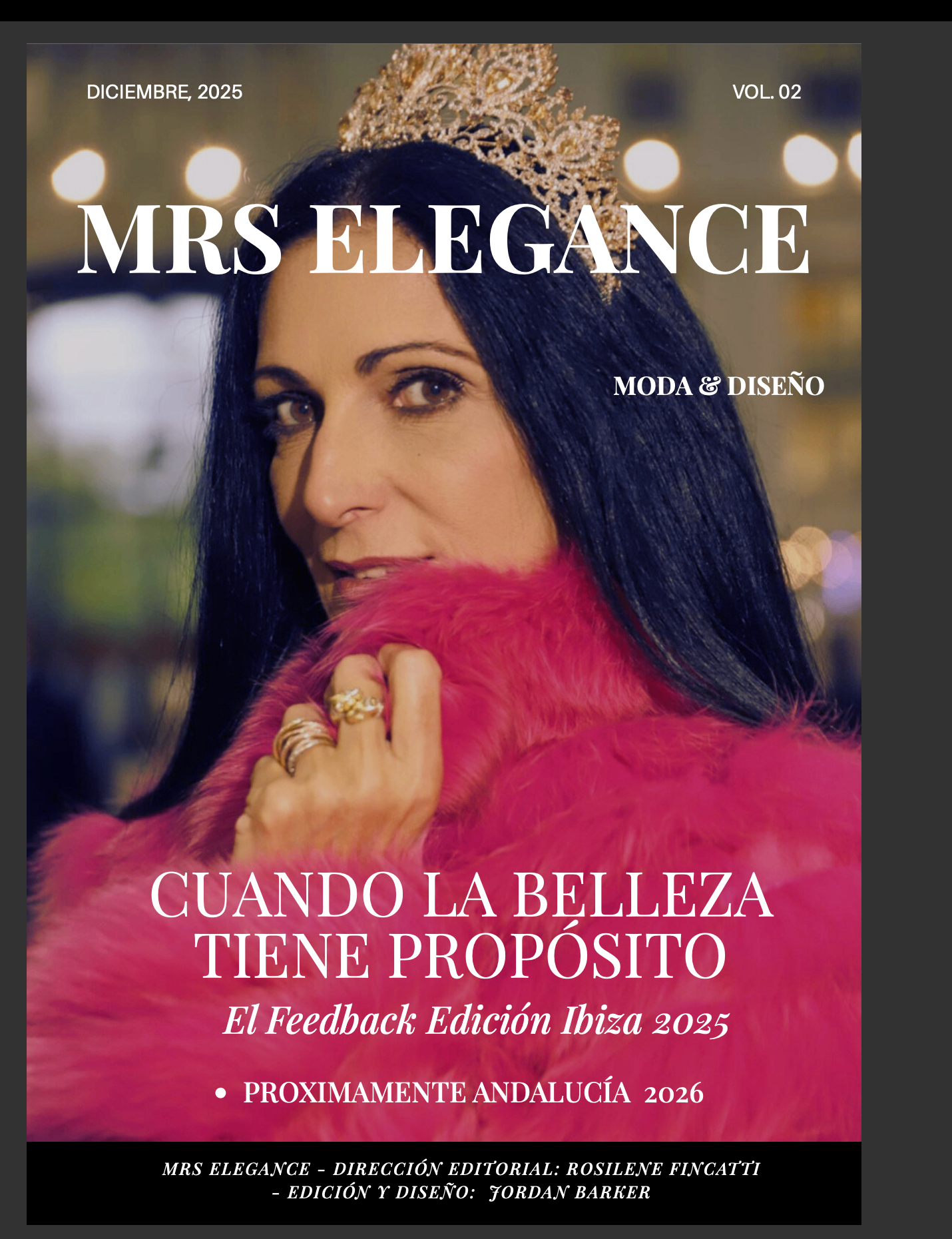 Portada Vol. 02 · Cuando la belleza tiene propósito